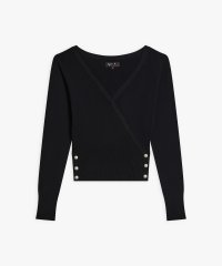 agnes b. FEMME/コットン 長袖 カシュクール トップス/508048622