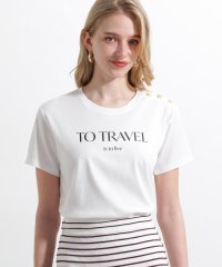 Pinky&Dianne/◆"ＴＯ　ＴＲＡＶＥＬ"　ロゴＴシャツ/508049342