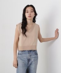 N Natural Beauty Basic/Vネックショートベスト/508049371
