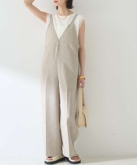 Rouge vif la cle/ドライタッチフロントジップサロペット/508052162
