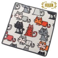 FEILER/フェイラー FEILER FEILER フェイラー ハンカチ ハンドタオル タオルハンカチ Cats キャット 猫 30cm/508052346