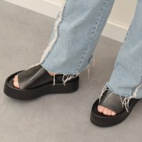 JVAM/ジェイヴィエーエム JVAM 厚底ウエッジミュールサンダル/508052494