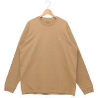 Carhartt WIP/カーハート ワークインプログレス Carhartt WIP Tシャツ カットソー ロングスリーブチェイスTシャツ ブラウン メンズ Carhartt WIP I/508052865