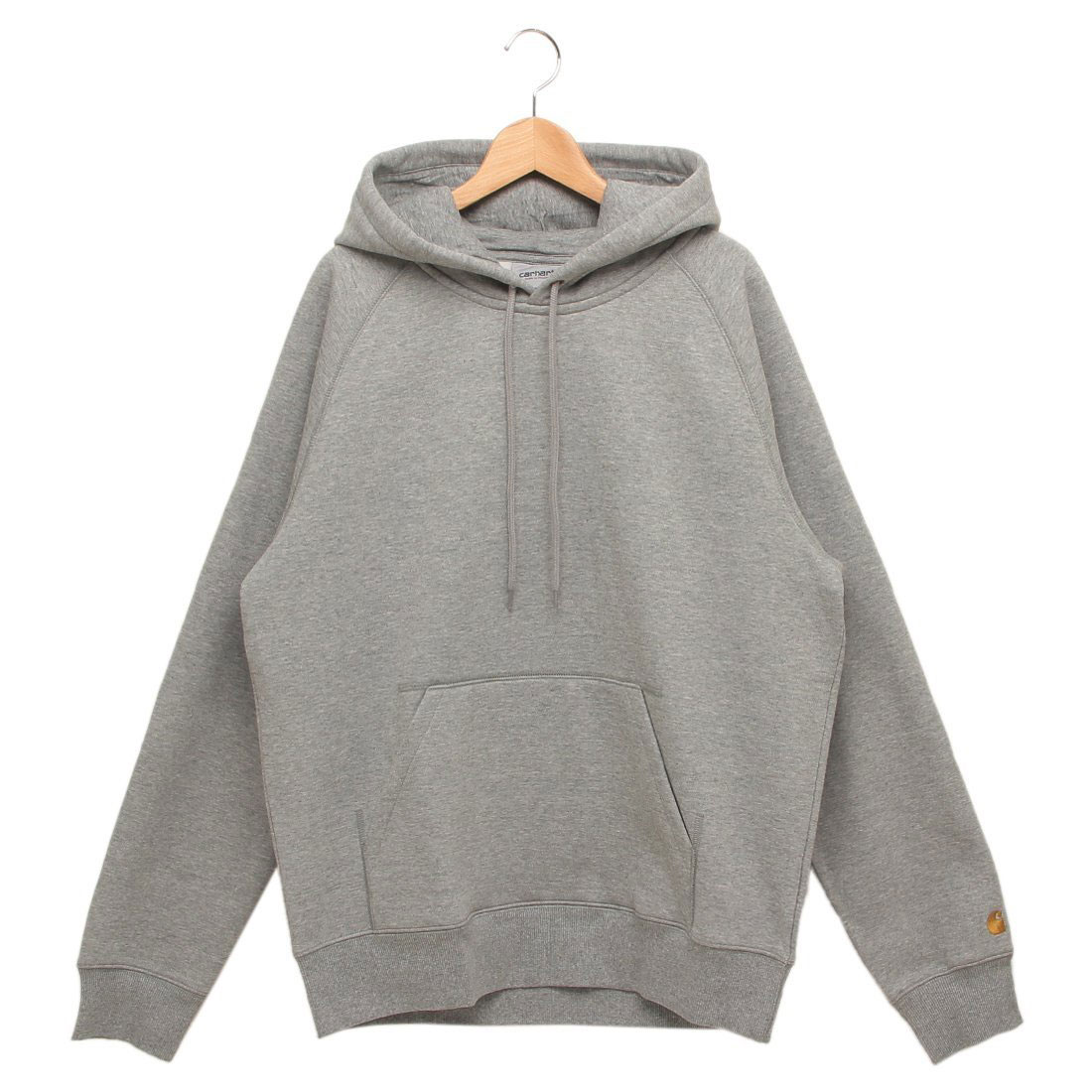 レアCarhartt メンズS フーディッドパーカー　グレー　smile レアCarhartt メンズS フーディッドパーカーグレーsmile