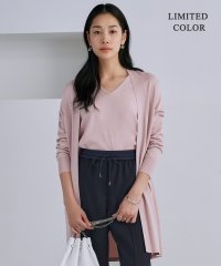 ICB（LARGE SIZE）/【洗える】シンセティックハイゲージ ロングカーディガン/508053028