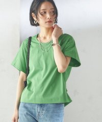 SHIPS WOMEN/【SHIPS別注】assiette:〈手洗い可能〉プレミアム 天竺 Uネック TEE/508053445