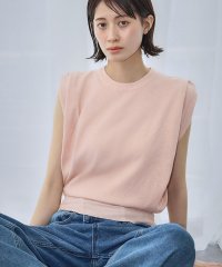 Ampirula/アンピルーラ Ampirula ショルダータックノースリーブサマーニットトップス【洗える】/508053494