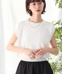 Ampirula/アンピルーラ Ampirula ショルダータックノースリーブサマーニットトップス【洗える】/508053494