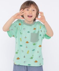 SHIPS KIDS/SHIPS KIDS:100～130cm / 恐竜 テキスタイル 半袖 TEE/508054076