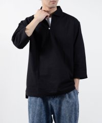 Nylaus select/ナイラス Nylaus 綿麻ストレッチ 七分袖 カプリシャツ/508054302