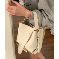 florge/フロージュ florge 【仕切りポケット付】2WAY レザータッチワンハンドルキューブバッグ/ショルダーバッグ/508054407