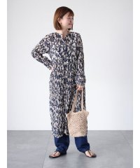 Lugnoncure/ボタニカル柄シワ加工ワンピース《2025spring catalog item》/508054415