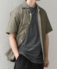 SHIPS any MEN/SHIPS any:〈接触冷感/遮熱等〉ハイブリッドリネン オープンカラー シャツ(セットアップ対応)◇/508054760
