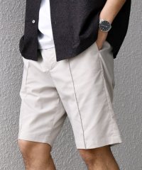 SHIPS any MEN/SHIPS any:〈接触冷感/遮熱等〉ハイブリッドリネン センター クリース ショーツ(セットアップ対応)◇/508054771