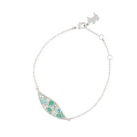 AGATHA PARIS/アガタ パリ AGATHA PARIS コズミックブレスレット、リーフ、レッド/508054944