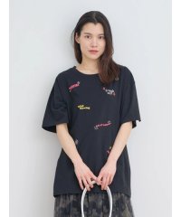 Re-J＆SUPURE/ロゴ刺繍Tシャツ/508055056