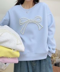 Jasmine Grandiflorum/ジャスミングランディフローラム Jasmine Grandiflorum 【Jasmine】パールリボンスウェットプルオーバー/508055159