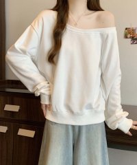Jasmine Grandiflorum/ジャスミングランディフローラム Jasmine Grandiflorum 【Jasmine】2WAY肩見せスウェット/508055166