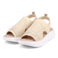 MODELLO WOMEN/モデロ MODELLO ラインストーンが華やかなニットサンダル DML6055/508055247