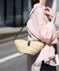 SLOBE IENA/《予約》KECH LeS ESSENTIELS RAFFIA LEATHER FLAP MINI KBG－2341/508055356