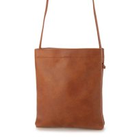 LAFIEL/ラフィール LAFIEL カラー合皮 あおりショルダーバッグL/508055462