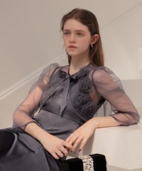 Leja/レジャ Leja ローズボレロシアースリーブIラインドレス 2点セット美脚効果結婚式 パーティードレス 成人式 20代 30代 40代/508055479