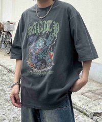 Confirm/コンファーム Confirm ヴィンテージライク ピグメント加工 アメカジ風 レトロプリント 半袖Tシャツ ユニセックス 【代引不可】/508055911