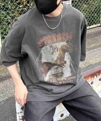 Confirm/コンファーム Confirm ヴィンテージライク ピグメント加工 アメカジ風 レトロプリント 半袖Tシャツ ユニセックス 【代引不可】/508055916