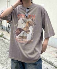 Confirm/コンファーム Confirm ヴィンテージライク ピグメント加工 アメカジ風 レトロプリント 半袖Tシャツ ユニセックス 【代引不可】/508055916