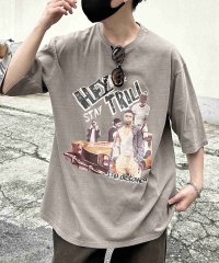 Confirm/コンファーム Confirm ヴィンテージライク ピグメント加工 アメカジ風 レトロプリント 半袖Tシャツ ユニセックス 【代引不可】/508055918