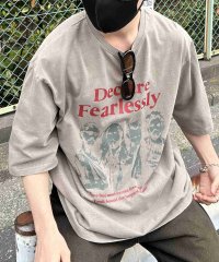Confirm/コンファーム Confirm ヴィンテージライク ピグメント加工 アメカジ風 レトロプリント 半袖Tシャツ ユニセックス 【代引不可】/508055919