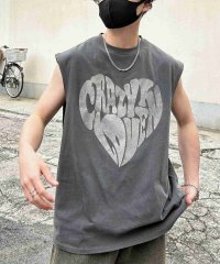 Confirm/コンファーム Confirm ヴィンテージライク ピグメント加工 アメカジ風 レトロプリント ノースリーブ ユニセックス 【代引不可】/508055921