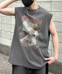 Confirm/コンファーム Confirm ヴィンテージライク ピグメント加工 アメカジ風 レトロプリント ノースリーブ ユニセックス 【代引不可】/508055924