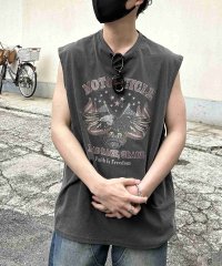 Confirm/コンファーム Confirm ヴィンテージライク ピグメント加工 アメカジ風 レトロプリント ノースリーブ ユニセックス 【代引不可】/508055925