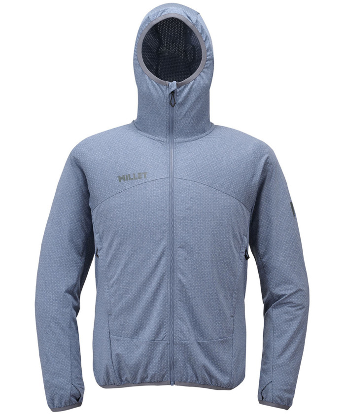 ミレー トラックフーディ ソフトシェル 新品 黒 Sサイズ ウインドシェル フリース MILLET アウトドア 登山 ハイキング MILLET ミレー＞ TRACK HOODIE トラックフーディー | 中古