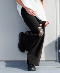 ALGY/ウエスト調節できるグランジワイドパンツ/507740755