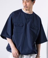 【TAION/タイオン】ミリタリー Ripstop ヘンリーネック 半袖Tシャツ
