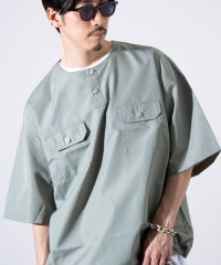 GLOSTER/【TAION/タイオン】ミリタリー Ripstop ヘンリーネック 半袖Tシャツ/507741915