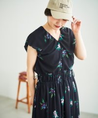 le.coeur blanc/《WEB/一部店舗限定アイテム》KAZUMIDOIボタニカルギャザーワンピース/507896814