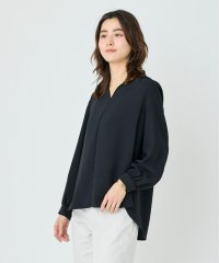 I.T.'S. international/イッツインターナショナル I.T.'S. international バックサテンスタンドカラーブラウス/508016451