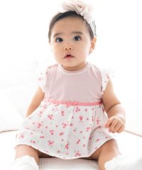 fillot de bebe reduction/花柄リップルスカートボディミニ(70~80cm)/508032791