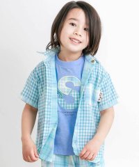 SLAP SLIP/【お揃い】ポケット付きダブルガーゼリバーシブル半袖チェックシャツ(80~130c/508032795