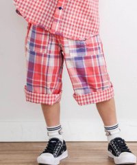 SLAP SLIP/【お揃い】ポケット付きダブルガーゼリバーシブル7分丈パンツ(80~130cm)/508032798