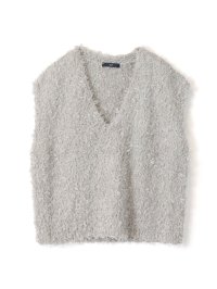 la.f…(Lsize)/ラ エフ エルサイズ la.f…(Lsize) 【大きいサイズ】チュールモールニット≪手洗い可能≫/508036112