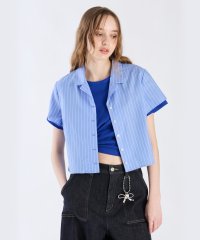 To b. by agnes b./WX34 SHIRT ドビーストライプシャツ/508037094
