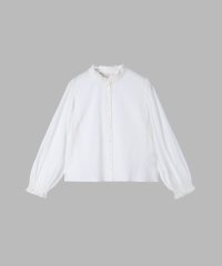 To b. by agnes b./WX35 CHEMISE コットンクレープフリルブラウス/508037097