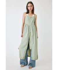 moussy/FRONT ZIP NYLON キャミドレス/508053285