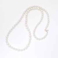 AGATHA PARIS/アガタ パリ AGATHA PARIS タミーロングネックレス、パヴェ・パール、ホワイト/508054963