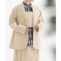 nop de nod/ノップドゥノッド nop de nod コットンリネンデニム・コットンツイルオーバーサイズテーラードジャケット/508055546