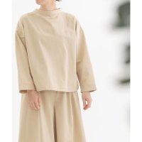nop de nod/ノップドゥノッド nop de nod コットンリネンデニム・コットンツイルボトルネック2wayトップス/508055548